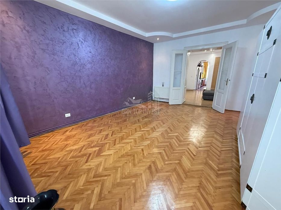 Apartament spatios 63 mp cu 2 camere  in Centrul Sibiului