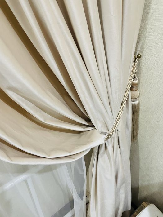 Продам шторы , ткань турция, плотный велюр