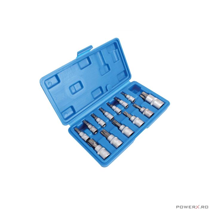 Trusa chei tubulare Torx T8 - T70, 13 piese, Satra