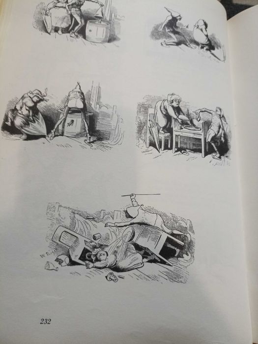 Carte Wilhelm Busch comics  limb. Germană