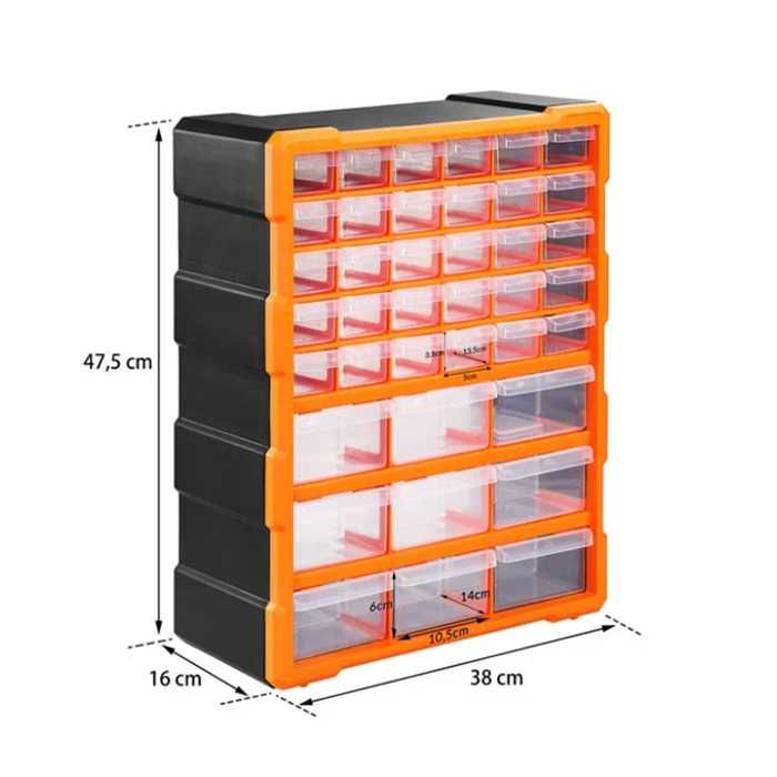 Органайзер за стена с 39 кутии