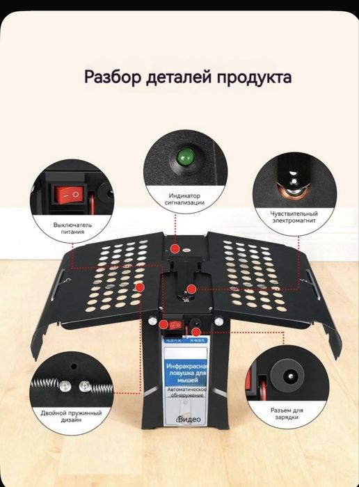 Крысоловка -мышеловка Инфакрасная  электронная мышеловка