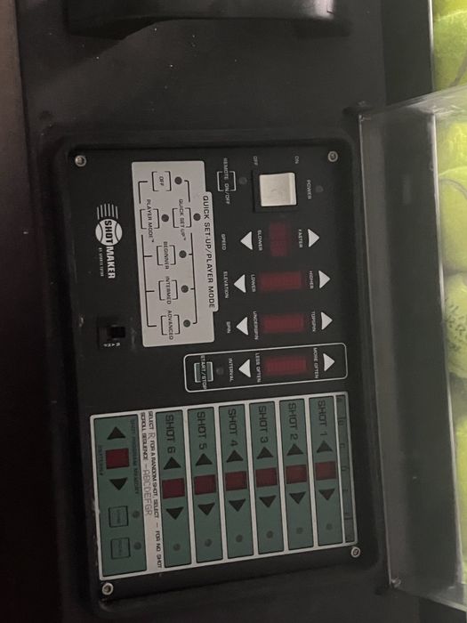 Теннисная пушка стационарная