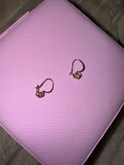 Детские золотые серьги 583