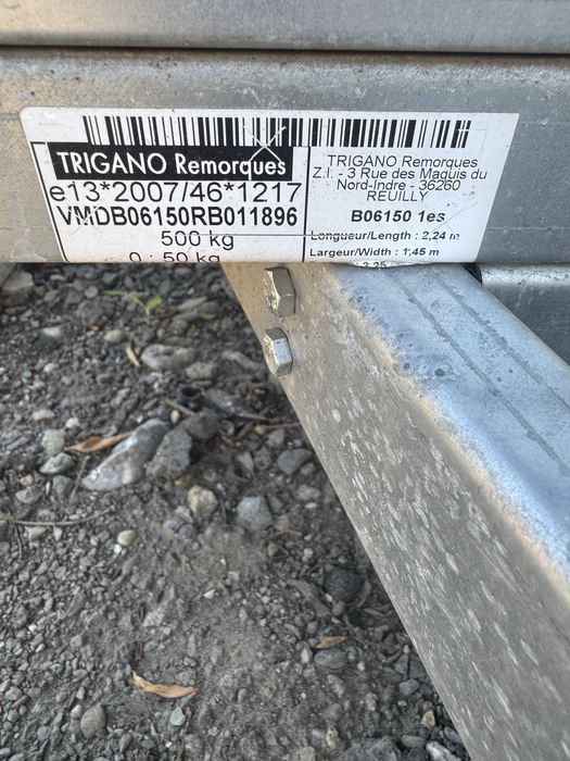 Remorca noua 500 kg