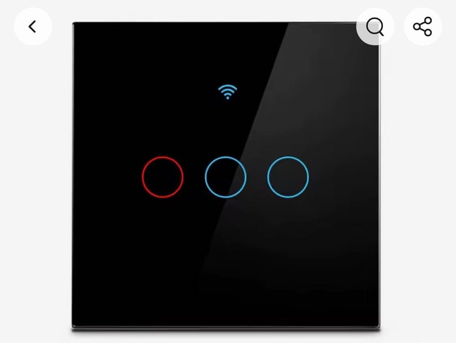 Întrerupător inteligent WiFi + RF 433 MHz – iluminat, rulouri și obloane