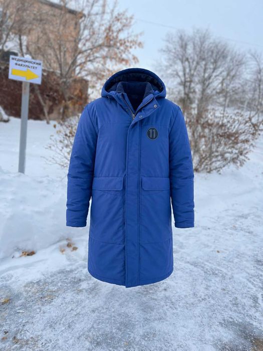 Men’s Blue Winter Puffer Jacket