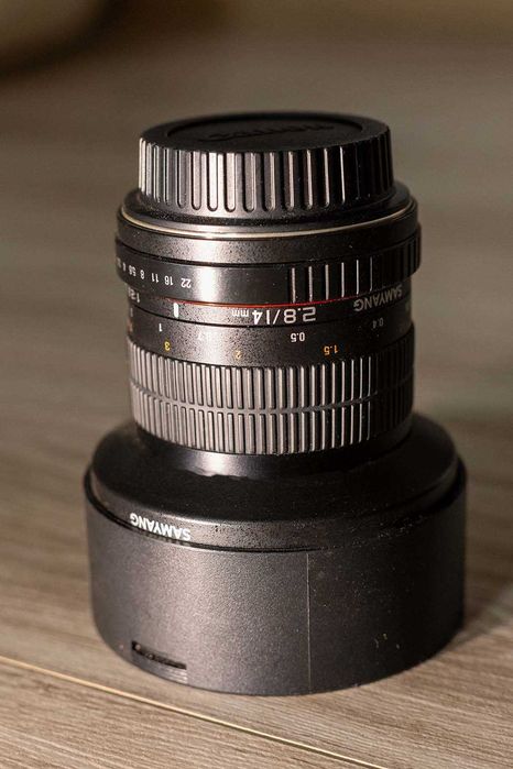 Obiectiv Samyang 14 mm , f2.8 montura Canon