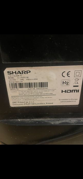 Телевизор Sharp 24 инча LCD