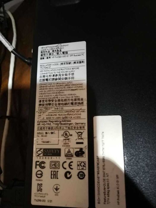 Calculator HP Prodesk 600 G1 SFF, i5-4570, 8GB, Win 10 Home