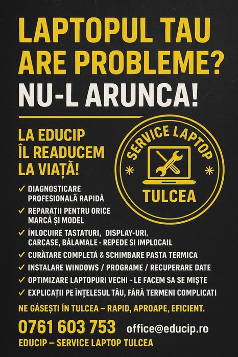 Reparatii Laptop pc Instalare windows