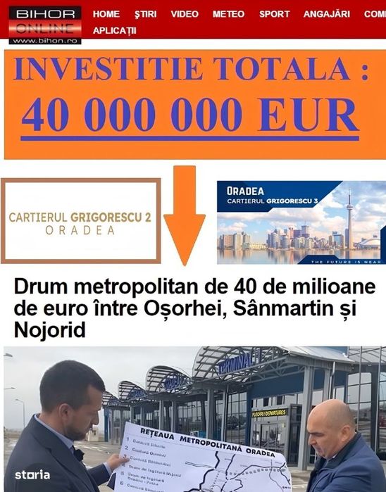 Parcela in cartierul Grigorescu 2 Oradea cu Puz si curent