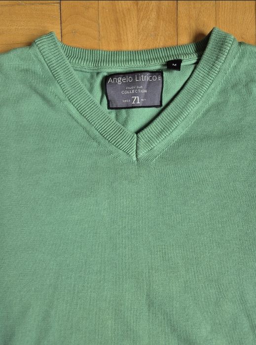 Pulover premium Angelo Litrico (C&A), din bumbac 100%, Bărbați - M