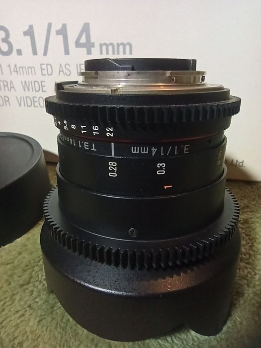 Samyang 14 MM, 3.1, Nikon FULL Frame DSLR - stare perfectă