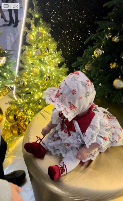 Платье новогоднее на до года