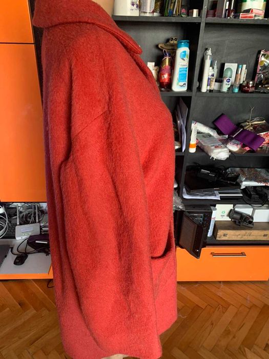 Палто Weekend Max Mara, цвят корал, размер 46 IT