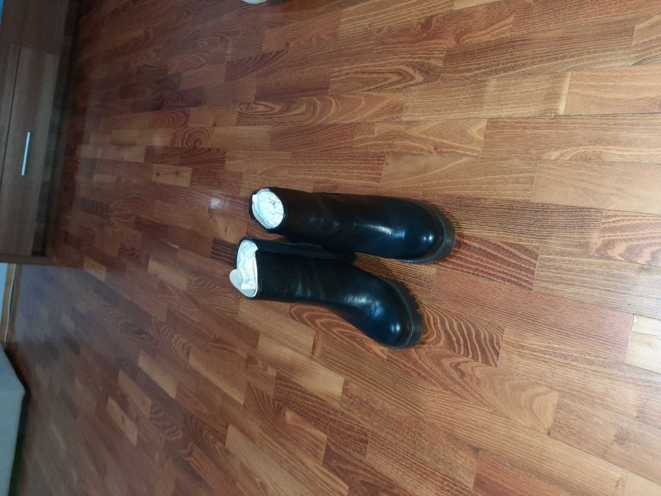 Ghete primăvară-toamna  din piele Flavia Passini,toc bloc