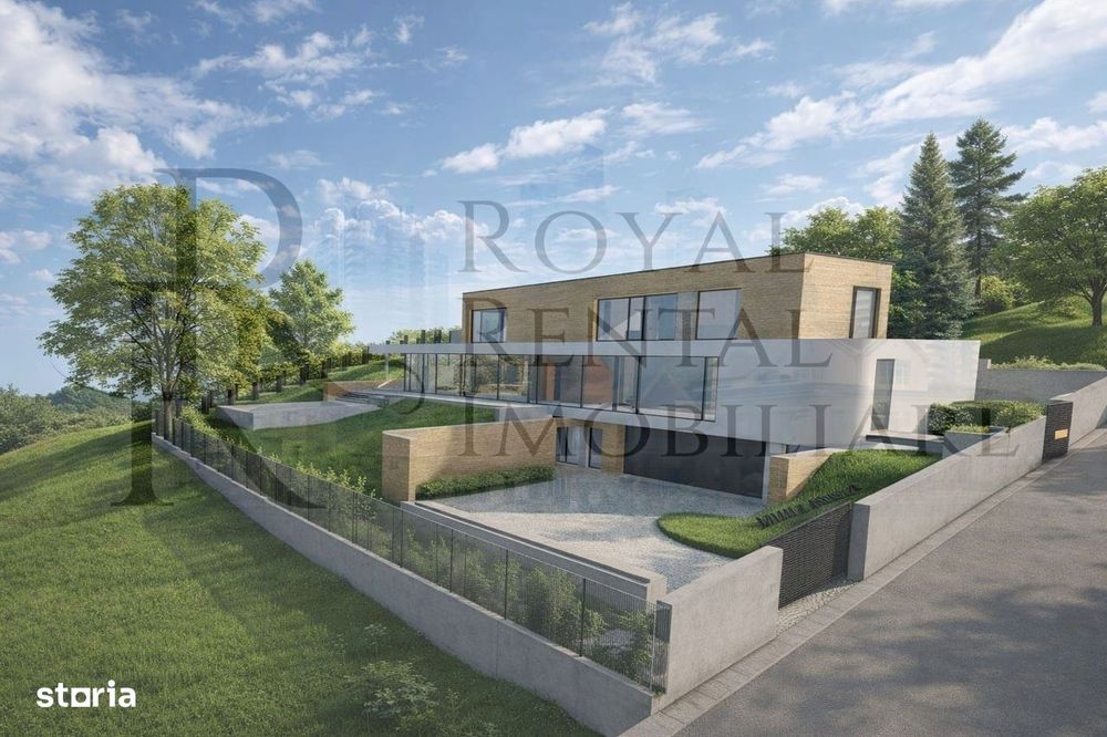 Teren intravilan cu proiect de casă și piscină – zonă exclusivistă Săl