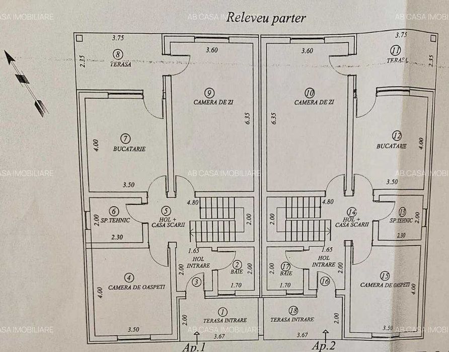 Duplex nou, P+E, 5 camere, 3 băi, perete dublu, Dumbrăvița, comision 0