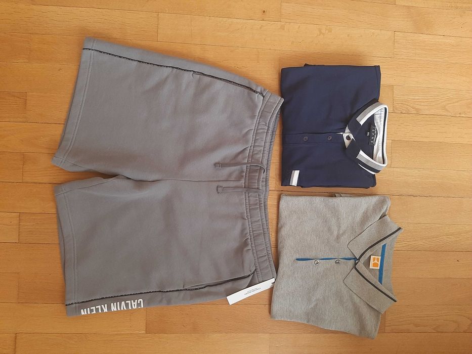 Мъжки блузи Emporio Armani,Boss orange и къс панталон Calvin Klein,XXL