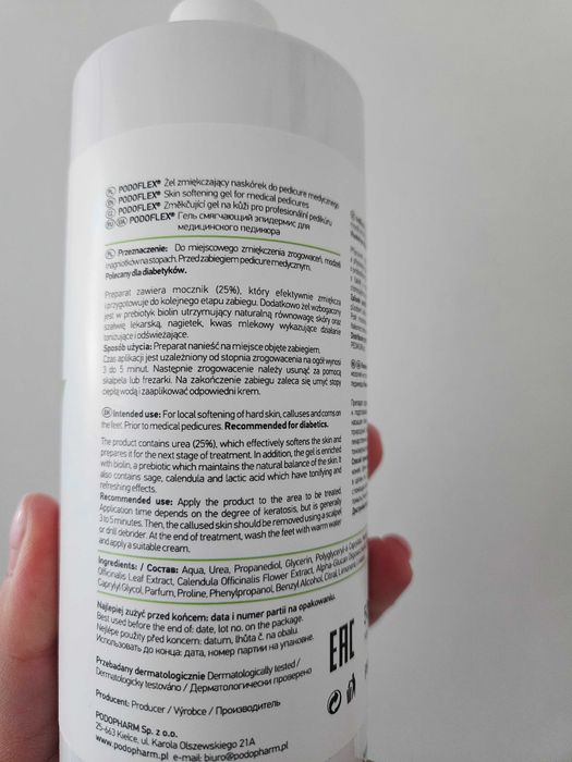Set îngrijire picioare Gel de inmuiere PODOPHARM Professional + Spuma