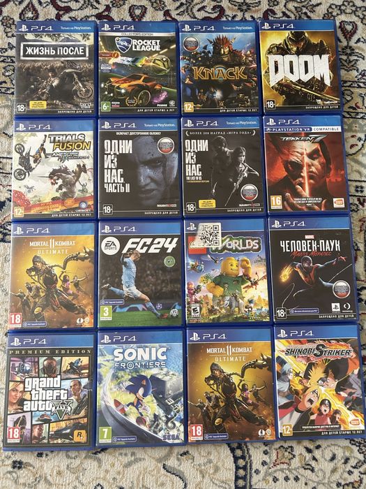 Игры пс4 продам или обменяю ps4