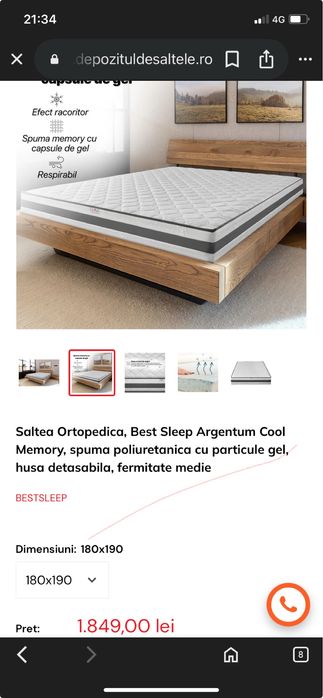 Saltea Argentum cu fir  de argint