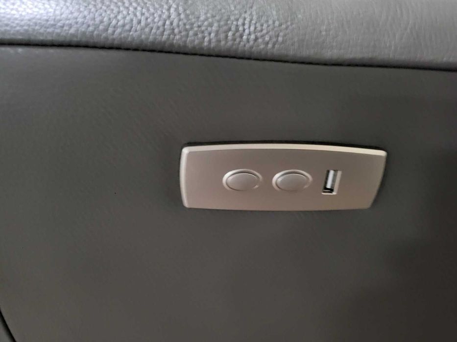 Сив кожен комплект дивани две двойки с електрически релакс механизъм