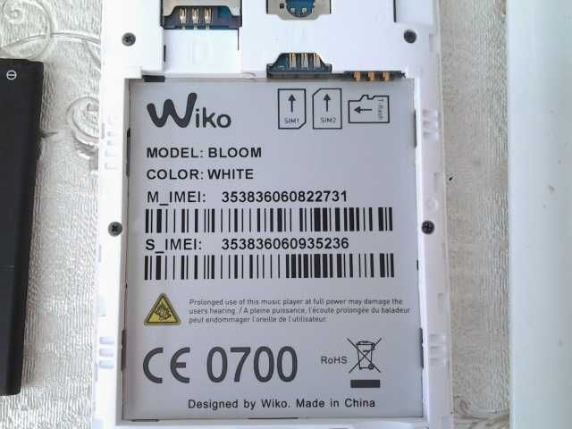 **Telefon Mobil | Wiko Bloom | Dual Sim | ecran 4.7"| 8MP| 1GB RAM