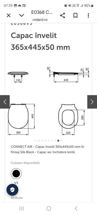 Capac wc Ideal Standard-Romstal
