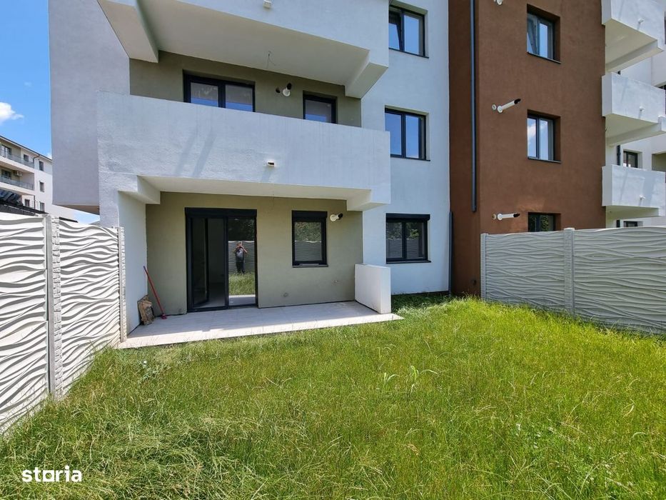 Ap 2 camere cu incalzire in pardoseala + curte proprie + loc parcare