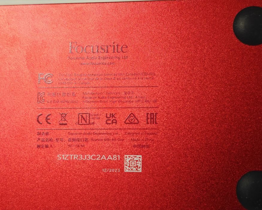 Focusrite Scarlett Solo Gen 4 – ca nou, 2023