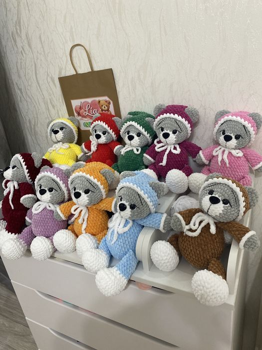 Мишки ручного изготовления