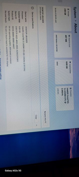 Лаптоп HP Probook 6560b