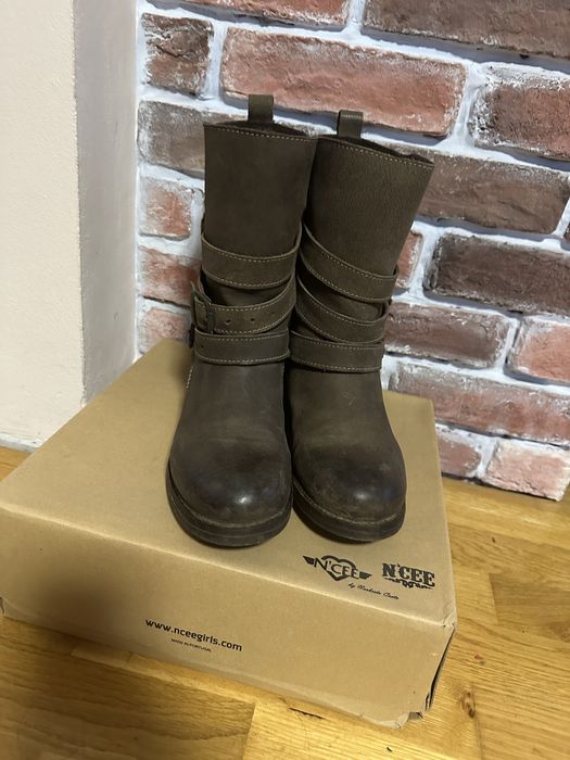 Дамски ботуши от естествена кожа 38 размер