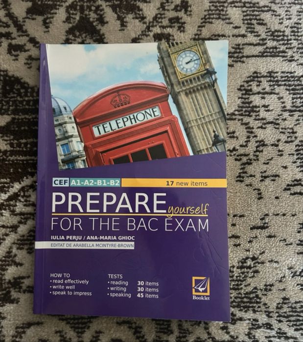 Carte cu modele de subiecte pentru examenul de bacalaureat