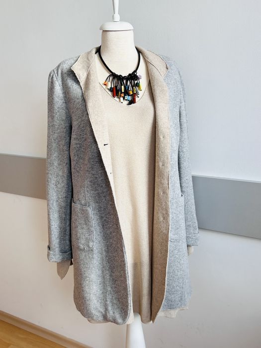 Страхотно елегантно вълнено палте л/тренч White Label