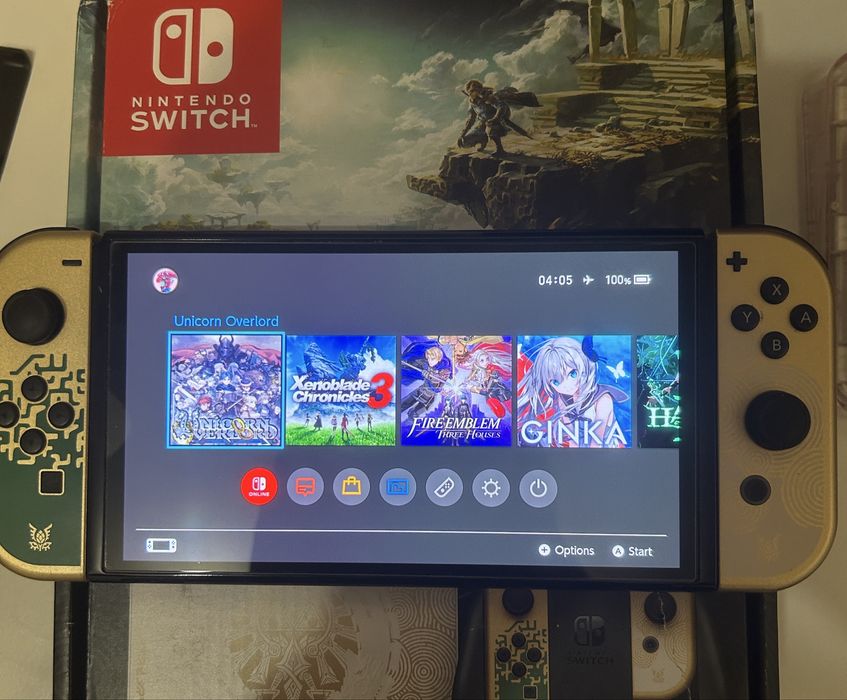Nintendo Switch Oled Tears of The Kingdom Edition Прошитая