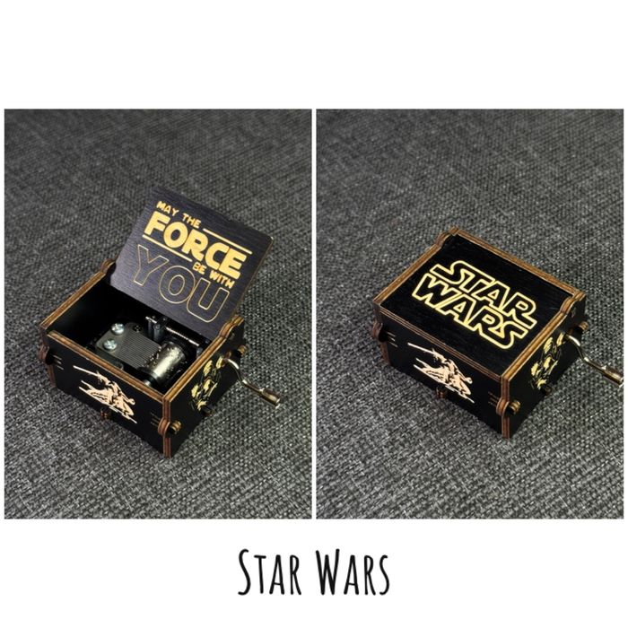 Cutie muzicala din lemn - Star Wars