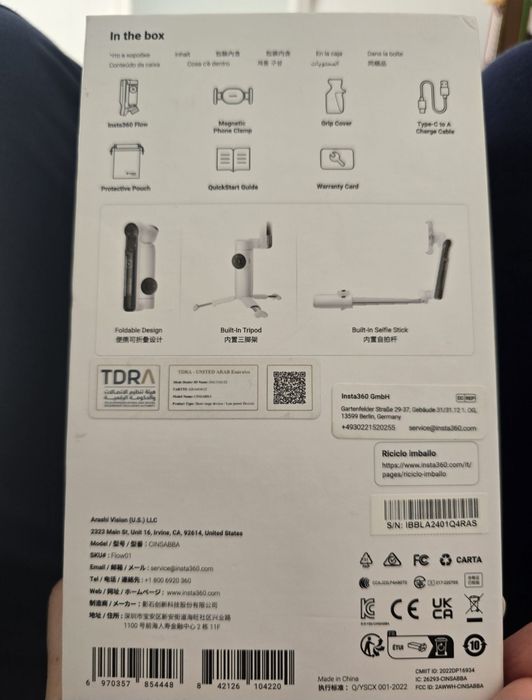 Vând Ghimbal Insta 360 Flow