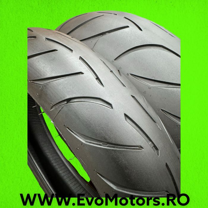 Set Anvelope Moto 120 70 17 si 190 55 17 Metzeler M7RR Cauciuc SET13