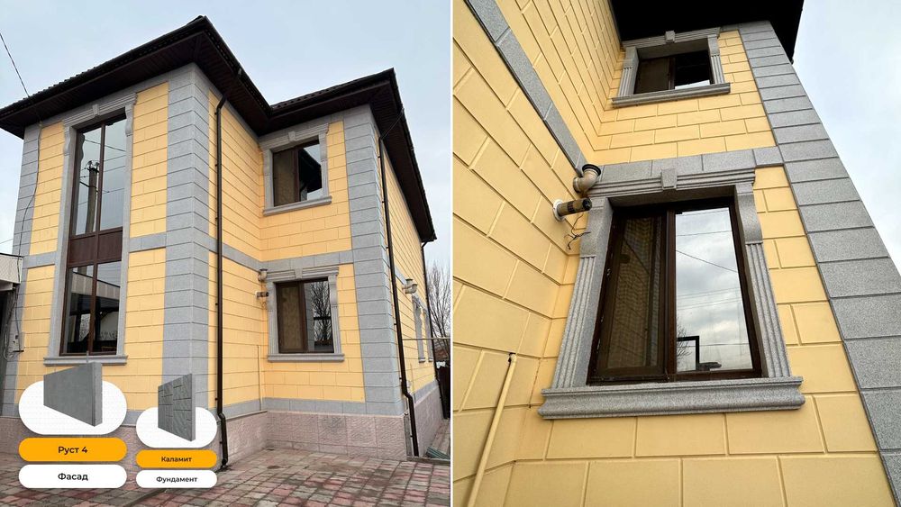 Фасадные термопанели из фибробетона