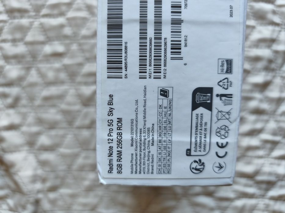Vand Redmi Note 12 pro 5g