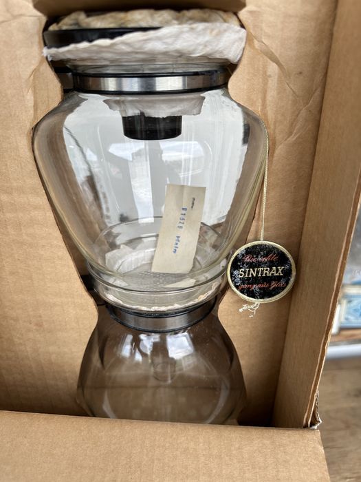 cafetiera cu vid syphon jena (simila Hario el comandante kinu)