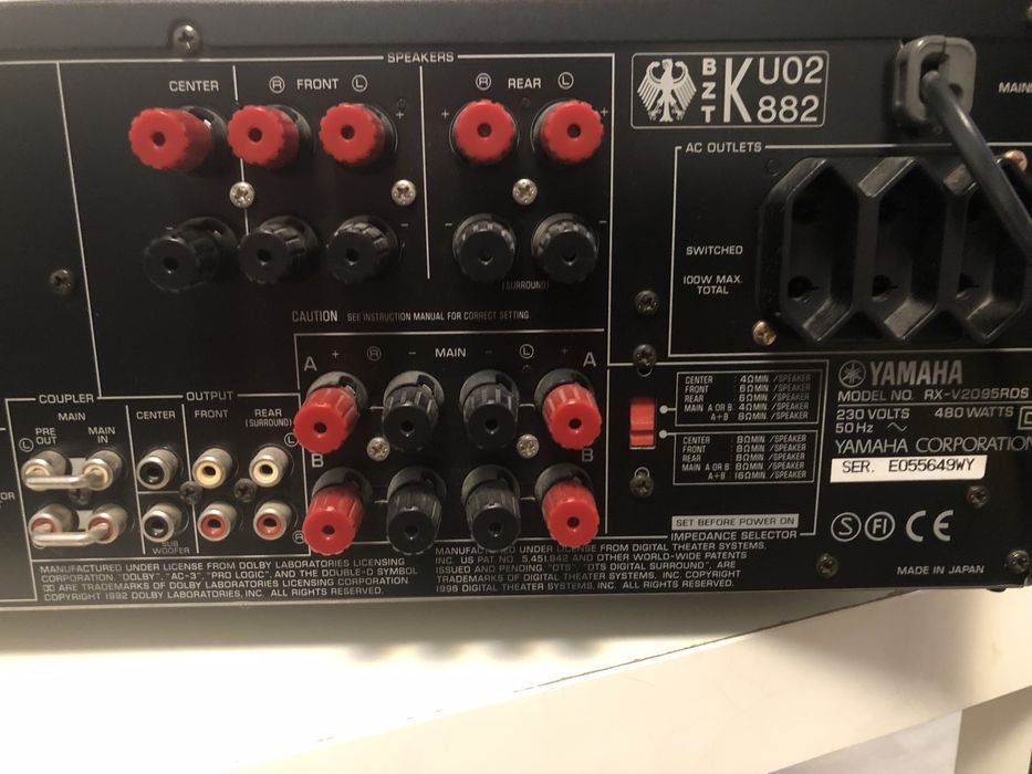 Amplificator Reciver Yamaha RX-V 2095 Varf de Gama!