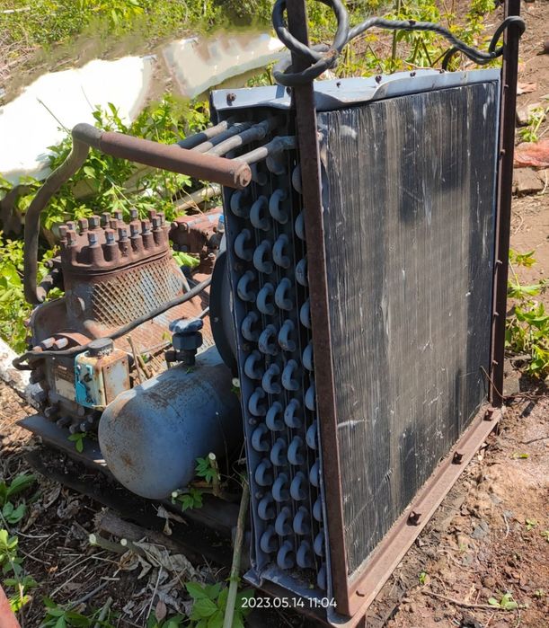 Компрессор с теплообменником медным