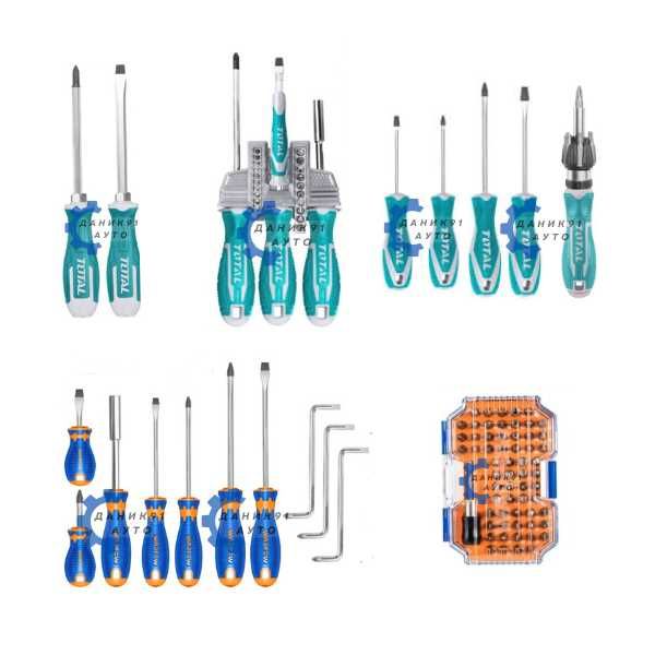 Отвертки и битове - отвертка, бит TOTAL и WADFOW