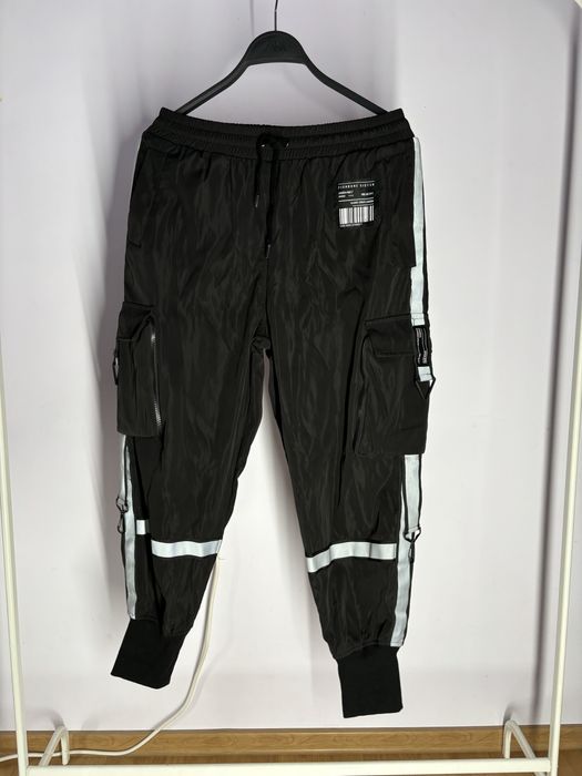 Black cargo trousers