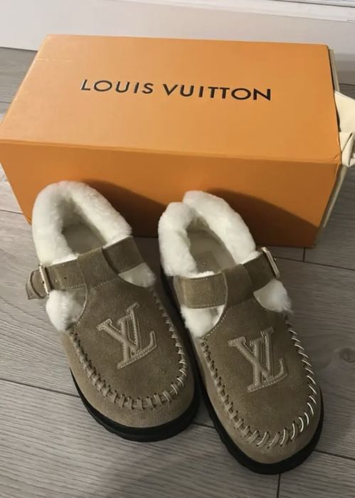 Лоферы зимние Louis Vuitton