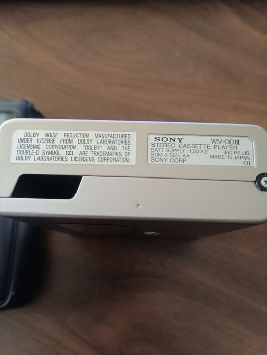 Sony walkman dd quartz wm-dd3